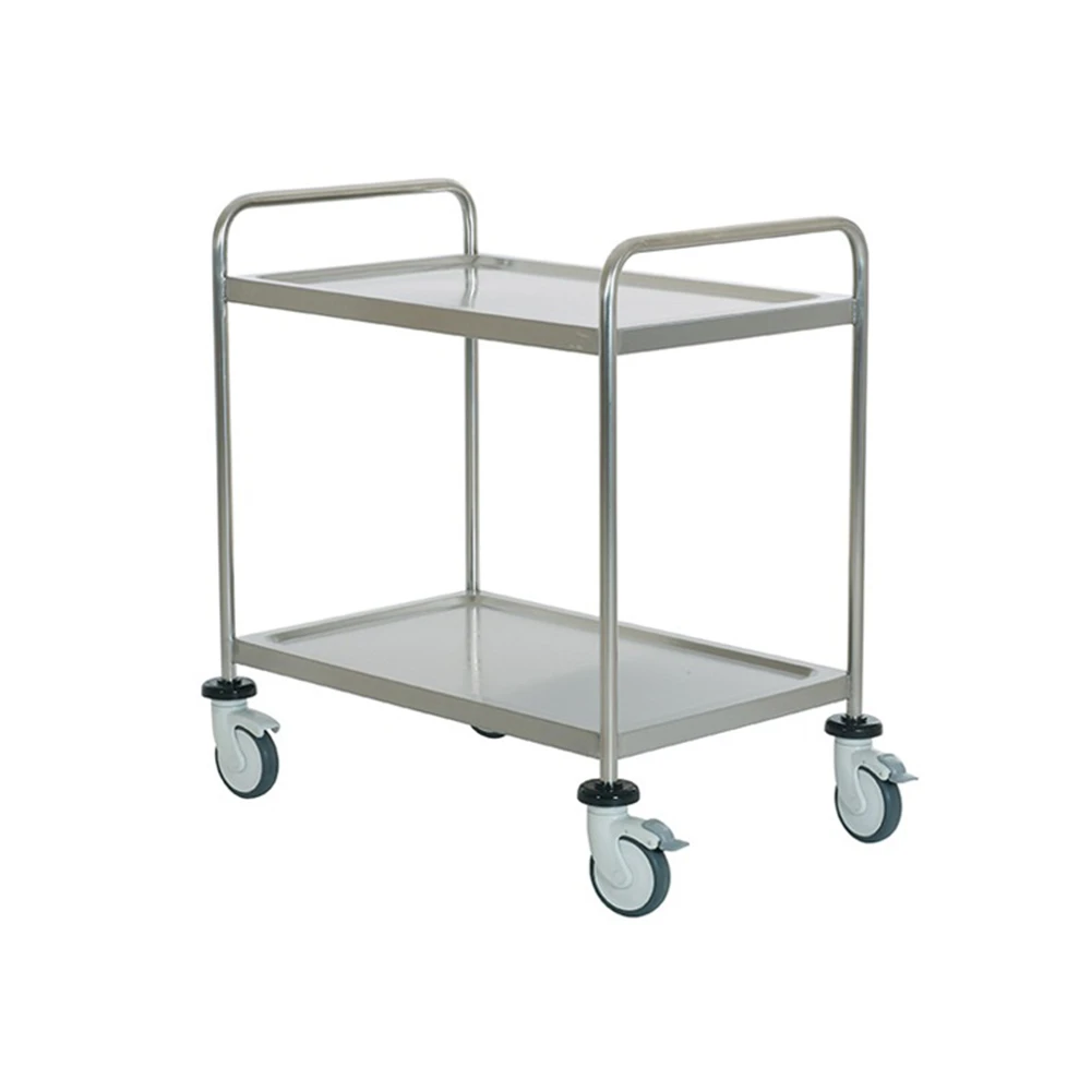 ERP-7121 Stainless Steel Instrument Trolley 2 Shelves