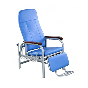 Infusion Chair Reclining Medical Patient Chair Light Blue