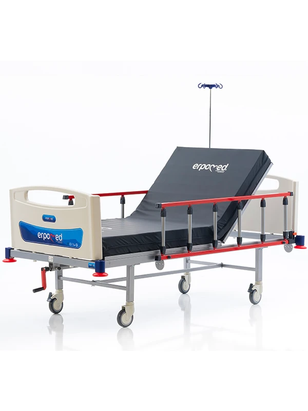 Practic-1 Manual Hospital Bed 1 Crank - Erpomed Medical Furniture