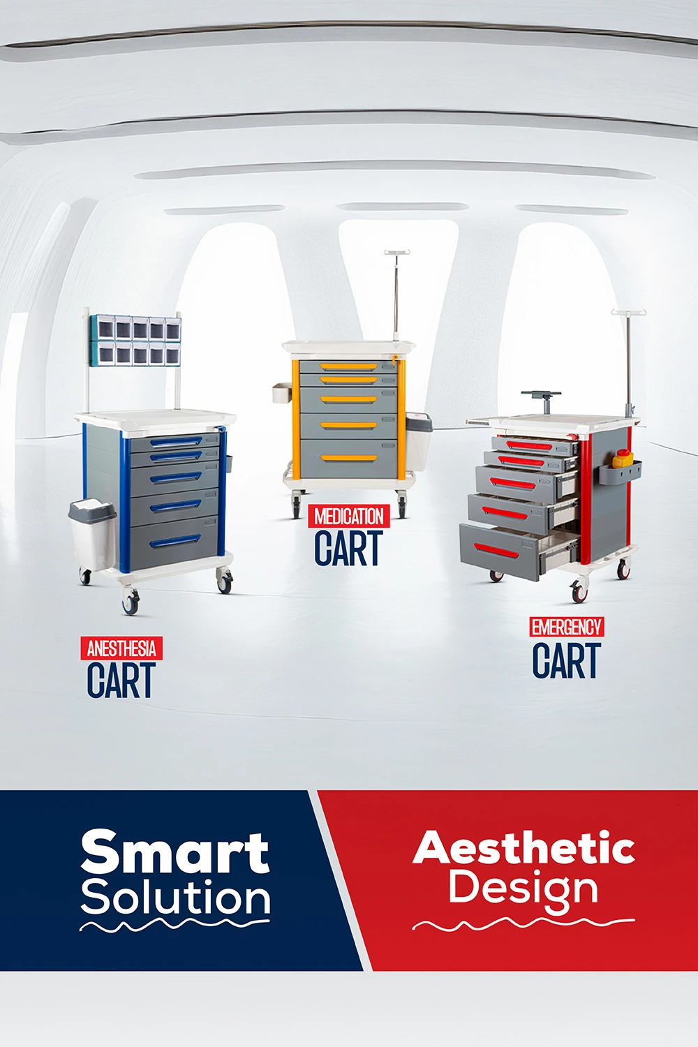 Erpomed Medication Delivery Medical Trolley