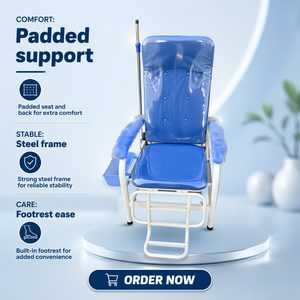 China Comfortable Hospital Adjustable Blood Infusion Chairs Recline Medical Iv Transfusion Chair
